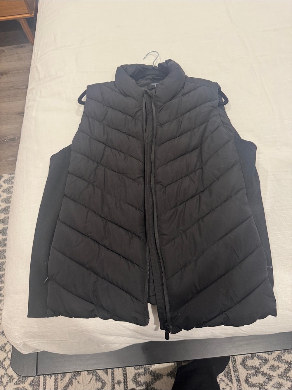 Black Quilted Puffer Vest - Lightweight Layering
